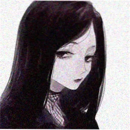 动漫人留言头像：拿着画笔的学生